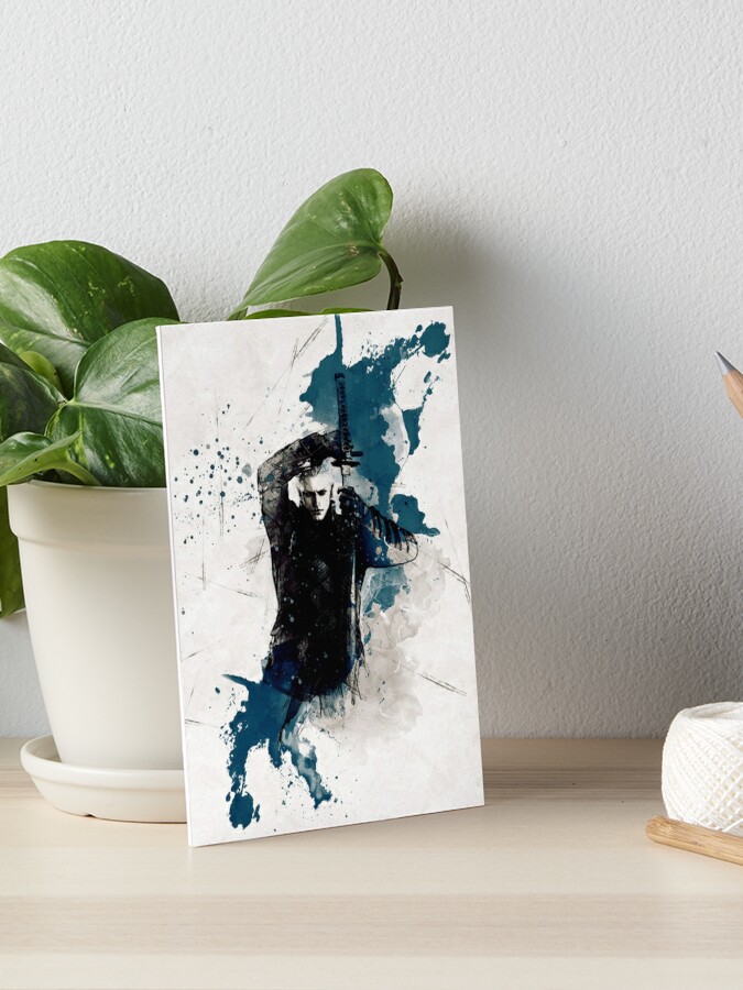 DMC - Vergil watercolor Art Board Print for Sale by Stylizing4You