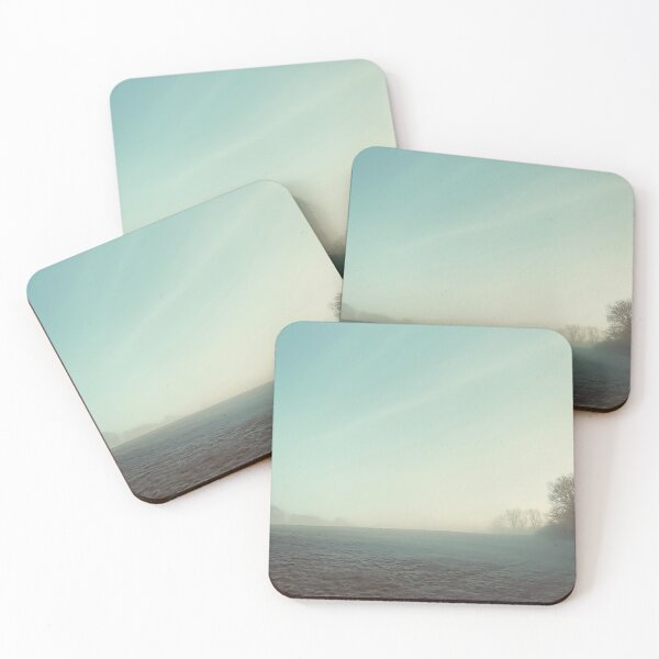 Item preview, Foggy morning in the fields designed and sold by HenrikGPhoto.
