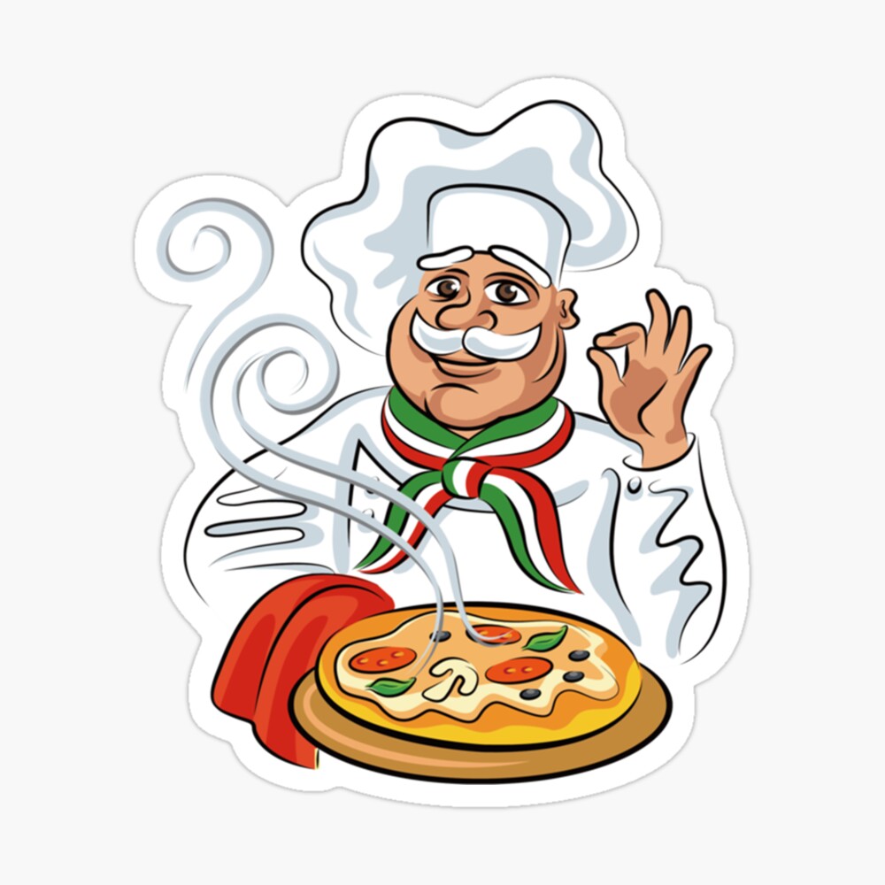 Mighty Fine - Pizza Box Chef - Pizza Chef - Posters and Art Prints