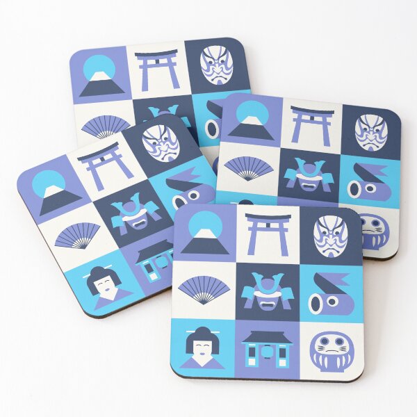 Item preview, Japan Pattern - Indigo designed and sold by VoodooCircus.