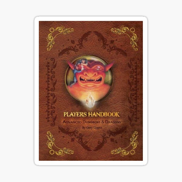 Item preview, AD&D 1 Edition: Players Handbook designed and sold by Ezekyas.