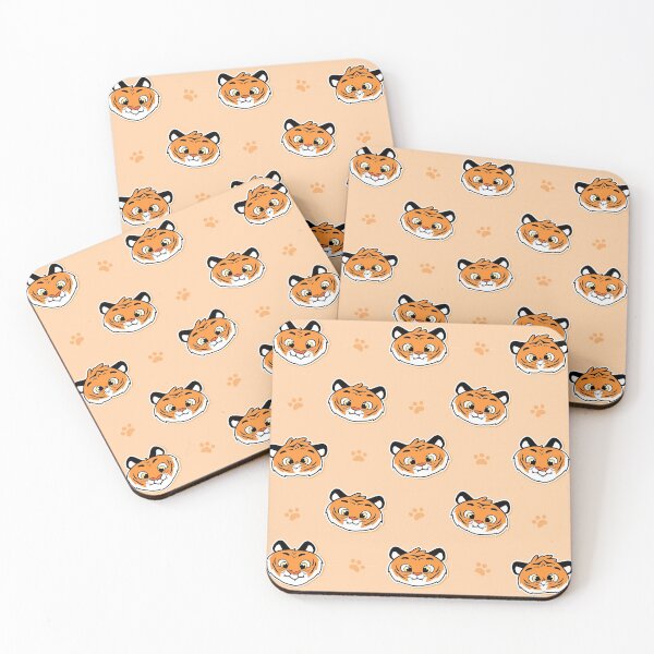 Item preview, Cute Cartoon Little Tigers designed and sold by Vector Scout Lab.