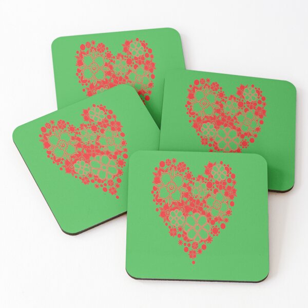 Item preview, Flower heart designed and sold by darshants.