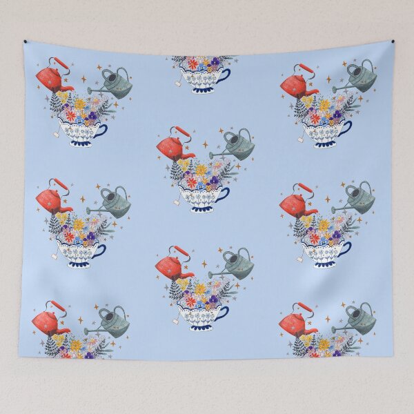 Item preview, Blooming Tea ~ Magical Garden Tea Party designed and sold by Emma Carpenter.