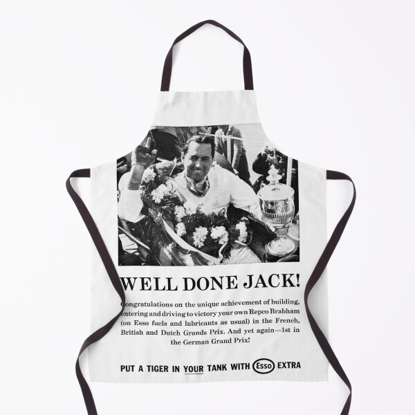 Item preview, Vintage Esso advert featuring Jack Brabham, racing driver designed and sold by Random Railways.