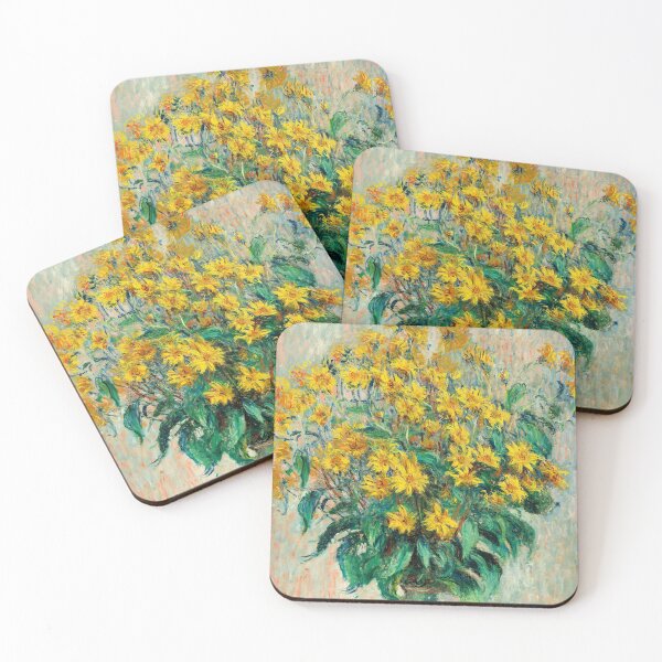 Item preview, Jerusalem Artichoke Flowers by Claude Monet designed and sold by InHerits.