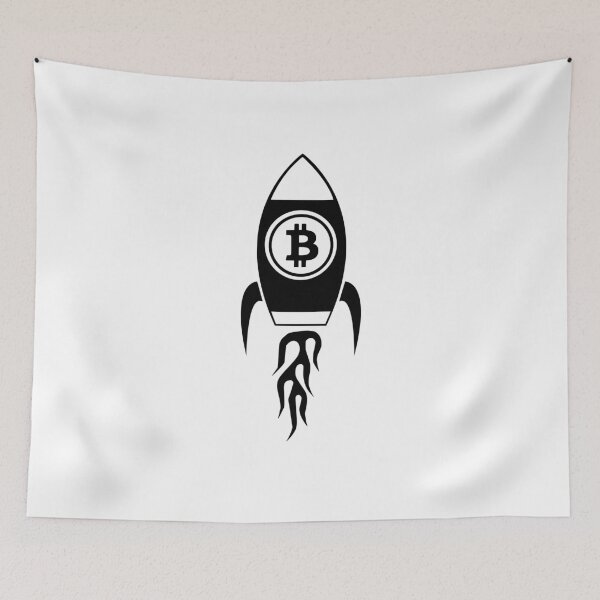Item preview, Bitcoin to the Moon designed and sold by Roxanneloncar.