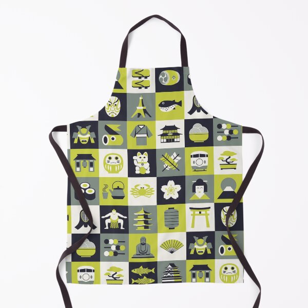 Item preview, Japan Pattern - Chartreuse designed and sold by VoodooCircus.