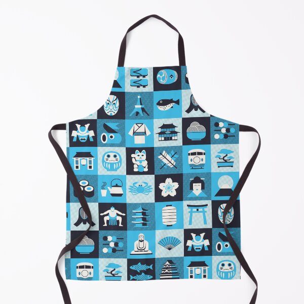 Item preview, Japan Pattern - Mono Cyan designed and sold by VoodooCircus.