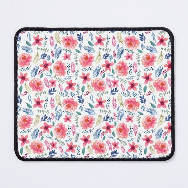 Item preview, Watercolor coral and navy designed and sold by Harpley Design Studio.