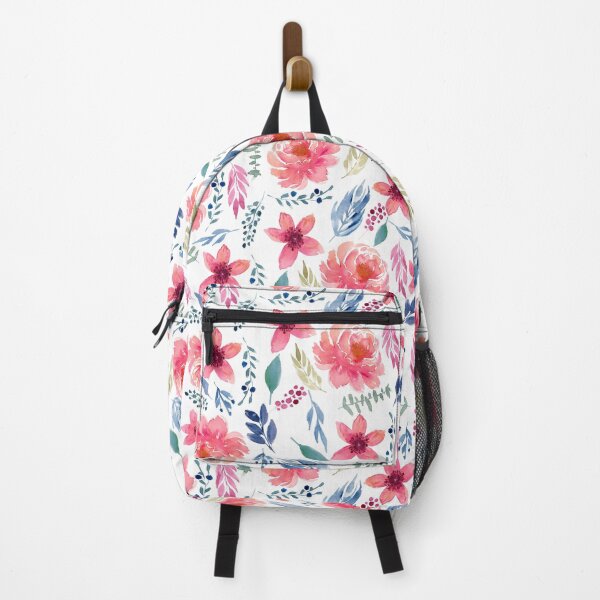 Item preview, Watercolor coral and navy designed and sold by Harpley Design Studio.
