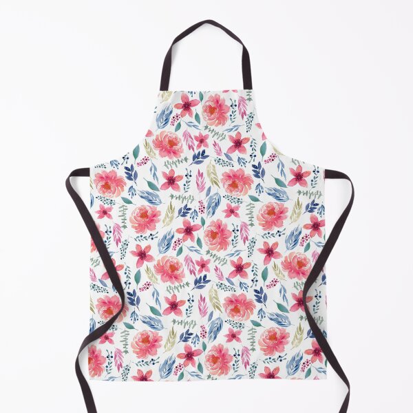 Item preview, Watercolor coral and navy designed and sold by Harpley Design Studio.