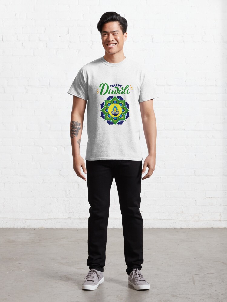 Alternate view of HAPPY DIWALI Classic T-Shirt
