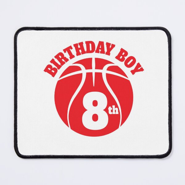 Item preview, Kids 8th Birthday | Basketball For Boy Turning 8 Years Old designed and sold by Black-en-White.