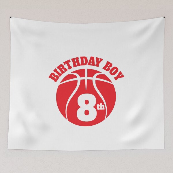 Item preview, Kids 8th Birthday | Basketball For Boy Turning 8 Years Old designed and sold by Black-en-White.