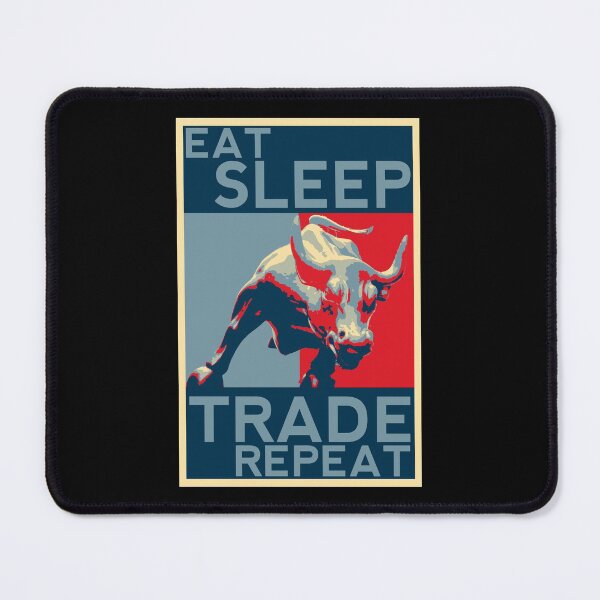 Item preview, Eat Sleep Trade Repeat designed and sold by Manoroma.
