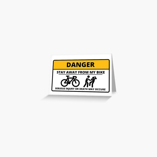 Insulting Bike Quote- Cool Motorcycle Or Funny Helmet Stickers And Bikers  Gifts Sticker Greeting Card for Sale by LostTraveller