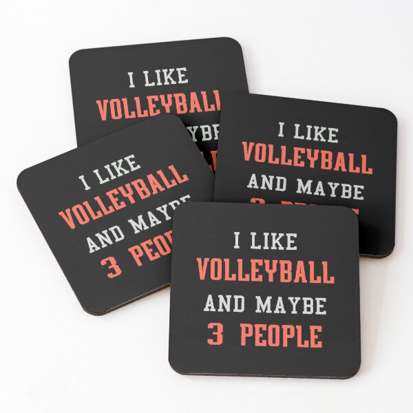 Item preview, I LIKE VOLLEYBALL AND MAYBE 3 PEOPLE designed and sold by Sky1I.