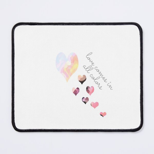 Item preview, Pastel Splash Waves love comes in all colors positivity quote with love hearts designed and sold by CeeLeighTees.
