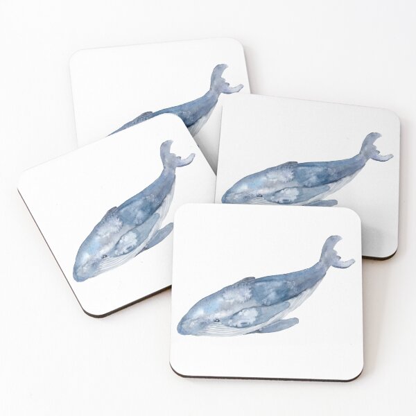 Item preview, Watercolor Humpback Whale designed and sold by Harpley Design Studio.