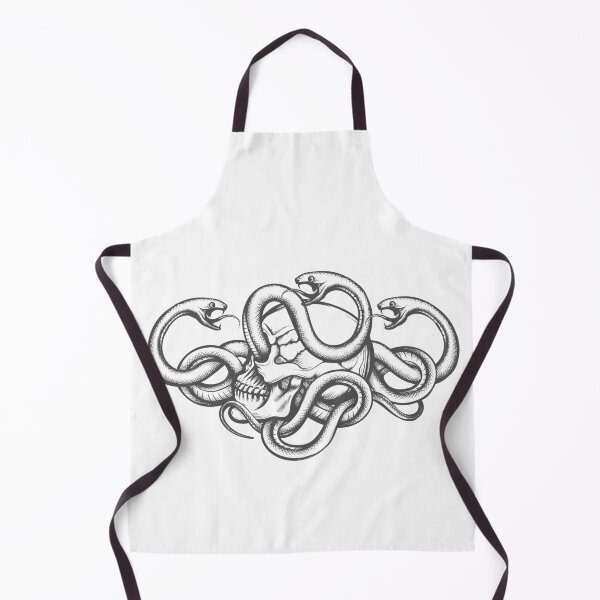 Item preview, Human Skull and Snakes designed and sold by devaleta.