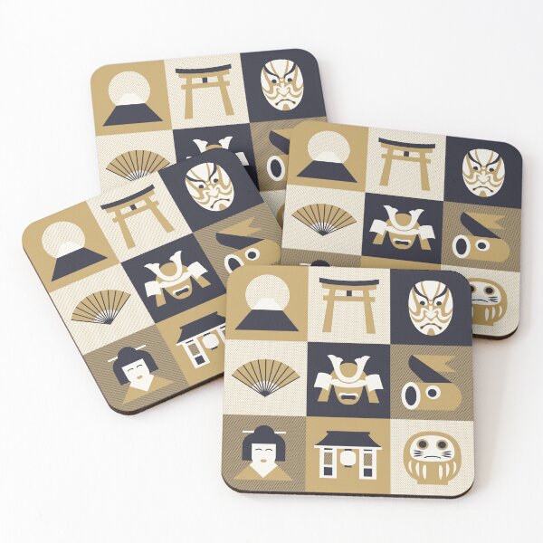 Item preview, Japan Pattern - Mono Gold designed and sold by VoodooCircus.