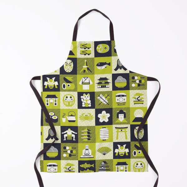 Item preview, Japan Pattern - Mono Lime designed and sold by VoodooCircus.