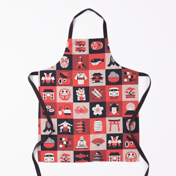 Item preview, Japan Pattern - Mono Red designed and sold by VoodooCircus.