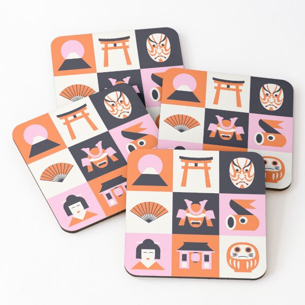 Item preview, Japan Pattern - Papaya designed and sold by VoodooCircus.