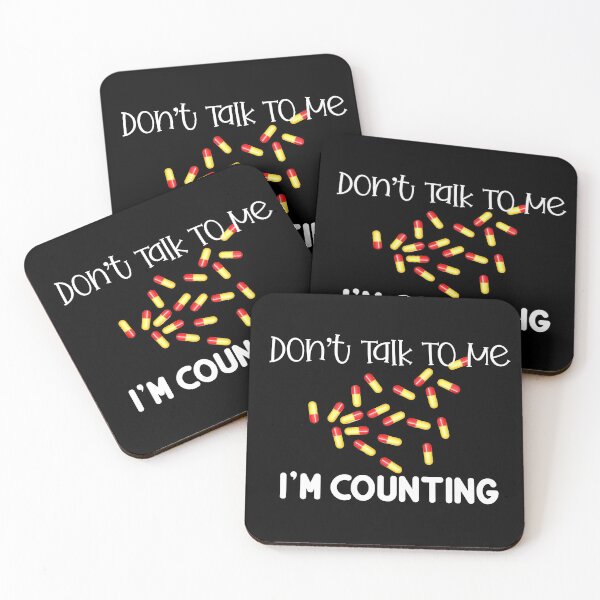 Item preview, Don't Talk to Me I'm Counting Pharmacy Pharmacist Funny Saying designed and sold by Nzgiftsandmore.