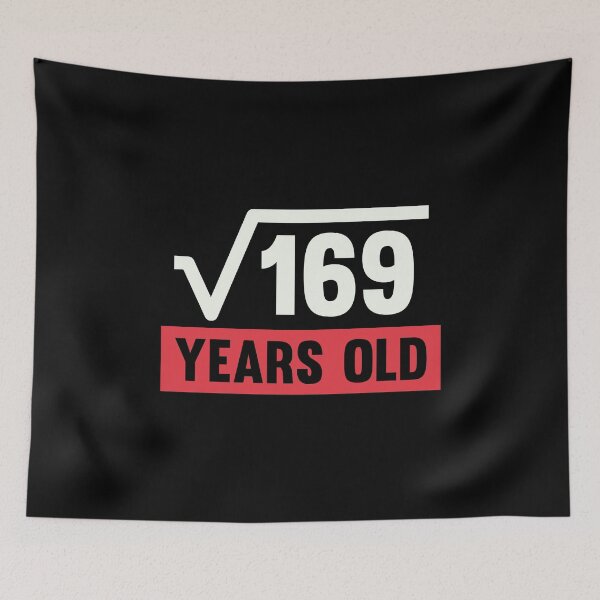 Item preview, Square Root Of 169 - 13 Years Old Birthday Gift  designed and sold by kindxinn.