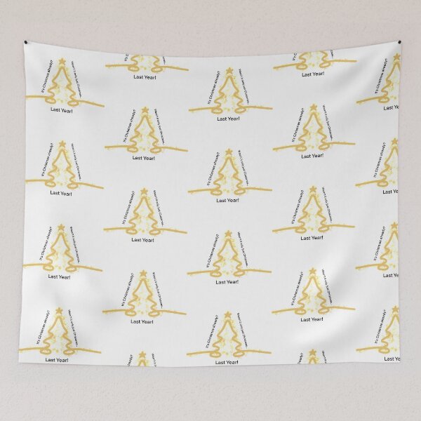 Item preview, Already Christmas, Gold Christmas Tree designed and sold by ArtbyLucy27.