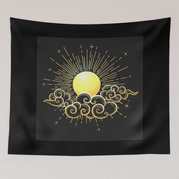 Item preview, Hand Drawn Sun and Clouds  designed and sold by devaleta.