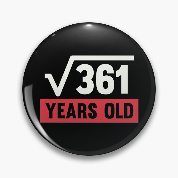 Item preview, Square Root Of 361 - 19 Years Old Birthday Gift  designed and sold by kindxinn.