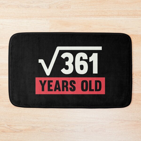 Item preview, Square Root Of 361 - 19 Years Old Birthday Gift  designed and sold by kindxinn.