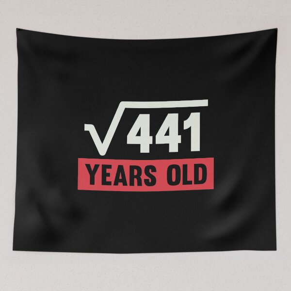 Item preview, Square Root Of 441 - 21 Years Old Birthday Gift  designed and sold by kindxinn.