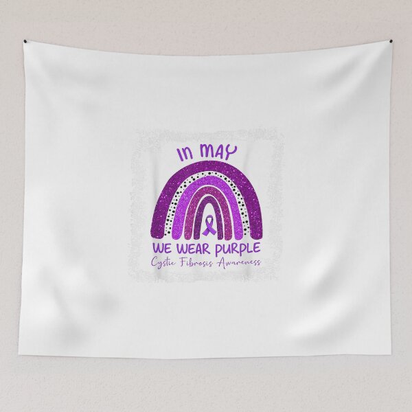 Item preview, In May We Wear Purple Cystic Fibrosis Awareness designed and sold by Shania Tremblay.