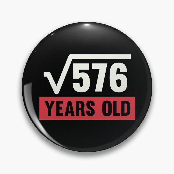 Item preview, Square Root Of 576 - 24 Years Old Birthday Gift  designed and sold by kindxinn.