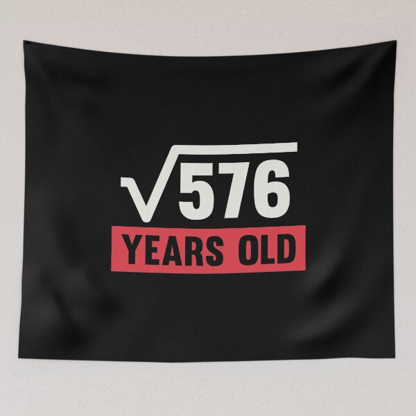 Item preview, Square Root Of 576 - 24 Years Old Birthday Gift  designed and sold by kindxinn.