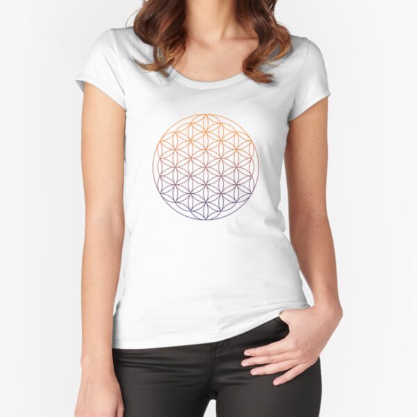 Flower of Life Fitted Scoop T-Shirt