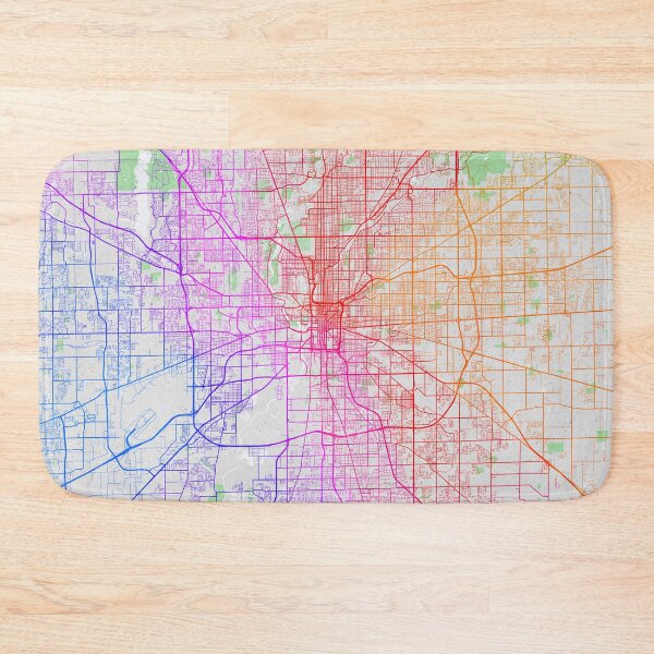 Item preview, Indianapolis City Map of Indiana, USA - Colorful designed and sold by deMAP.