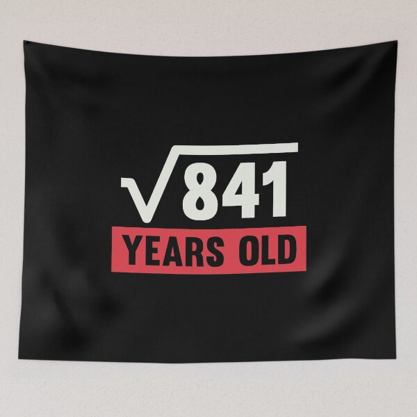 Item preview, Square Root Of 841 - 29 Years Old Birthday Gift  designed and sold by kindxinn.