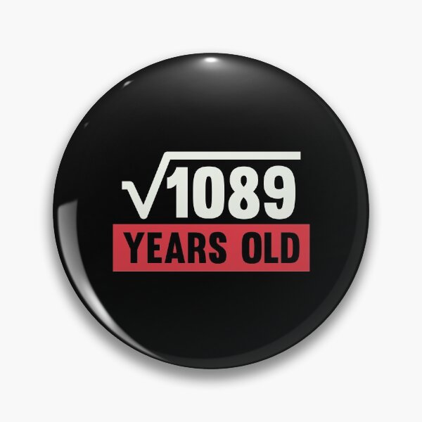 Item preview, Square Root Of 1089 - 33 Years Old Birthday Gift  designed and sold by kindxinn.