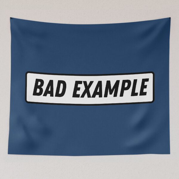 Item preview, Bad Example - Cool Motorcycle Or Funny Helmet Stickers And Bikers Gifts Sticker designed and sold by LostTraveller.
