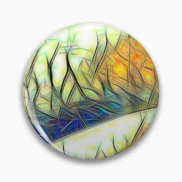 Item preview, curved shapes in colourful stained glass window style designed and sold by mister-john.