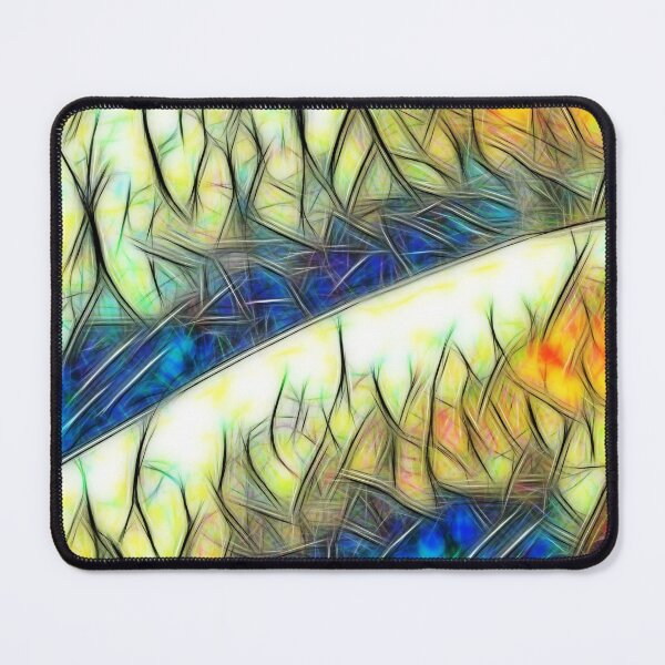 Item preview, curved shapes in colourful stained glass window style designed and sold by mister-john.