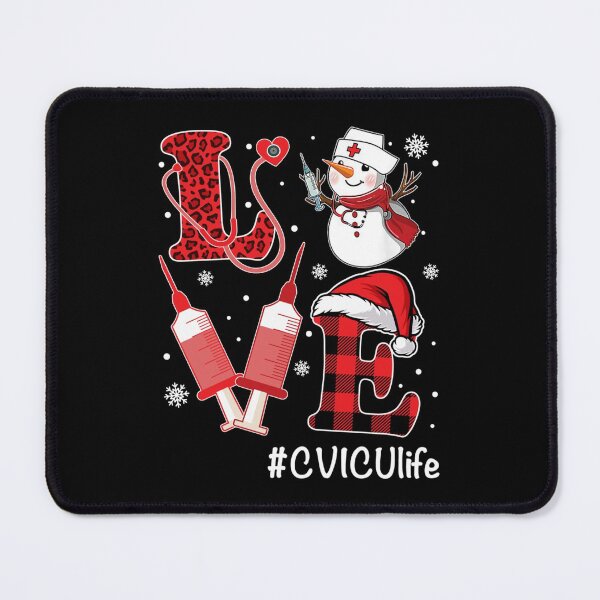Item preview, Love CVICU Nurse Life Snowman Syringe Christmas Nursing designed and sold by Yanbennett.