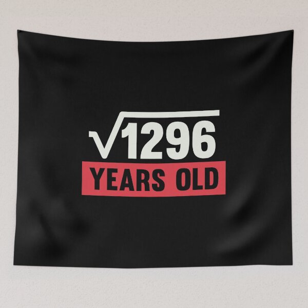 Item preview, Square Root Of 1296 - 36 Years Old Birthday Gift  designed and sold by kindxinn.