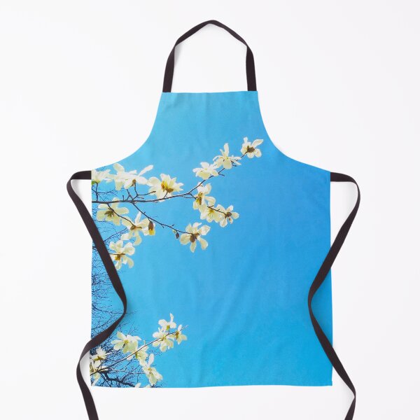 Item preview, White magnolia tree in blossom, spring season, natural background designed and sold by helenkaiy.