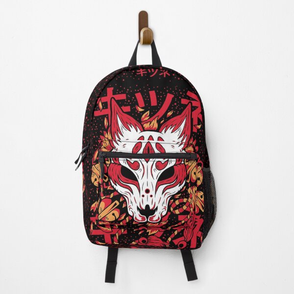 Vista previa del artículo con la obra «Kitsune Yokai Fox», diseñado y vendido por Oni Kanzen.